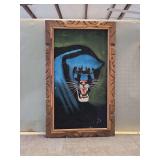 Black Panther Oil Painting