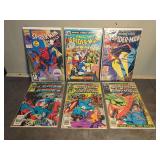 Marvel Comics Assortment Featuring Captain America and Spider-Man