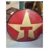 Texaco Star Circular Sign