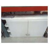 White Painted Cabinet with Shelves