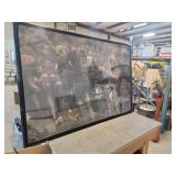 Framed Football Game Photograph