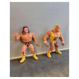 WWF Hulk Hogan and Ultimate Warrior Action Figures