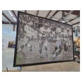 Framed Photographic Print of Green Bay Packers Football Players