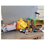 Lazy-Day Farm Playset with Plush and Vehicle Toys