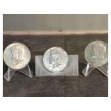 1968-D Kennedy Half Dollar Coin Collection (Qty. 3)