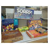 Sorry!, Battleship, and Tiddly Winks