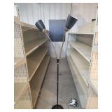 Mid-Century Style Dual Shade Floor Lamp