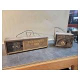 Emerson Jefferson Radio and Plymouth Gin Advertising Clock