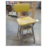 Cosco Yellow Step Stool Chair