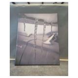 Photographic Print Depicting Icicles
