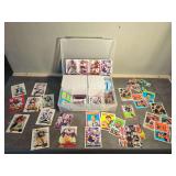 Football Trading Cards with Topps and Upper Deck Examples