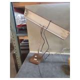 Assorted Lighting Components Including Table Lamp, Desk Lamp, and Lamp Shades