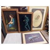 Five Framed Artworks
