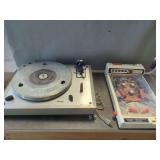 Thorens Turntable and Tomy Atomic Arcade Pinball