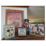 Decorative Metal Tins and Wall Sign