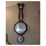 Linden Wall-Mounted Weather Station with Quartz Clock
