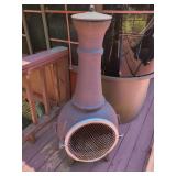 Cast Iron Chiminea Outdoor Fireplace