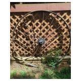 Cast Iron Spoked Farm Implement Wheel