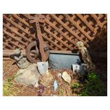 Garden Decor and Cast Iron Kalamazoo Stove Co. Plate
