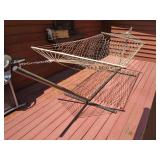Rope Hammock with Metal Stand