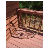 Cast Iron Spoked Farm Implement Wheel