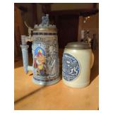 Ceramarte Avon Knights of the Realm Stein and Bayern Crest Stein