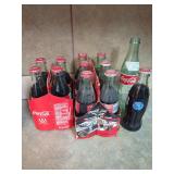 Coca-Cola Commemorative Glass Bottles and Carriers