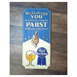 Pabst Blue Ribbon Beer Advertising Sign