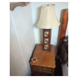 Springfield Weather Station Table Lamp and Side Table