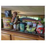 Decorative Tins and Figurines