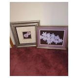 Set of Two Framed Floral Prints