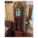 Floor Standing Grandfather Clock with Moon Phase Dial