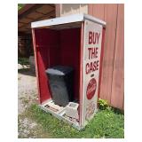 Coca-Cola Metal Merchandising Display Kiosk