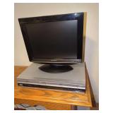Sharp LCD Television and Sony DVD/VHS Recorder Combo