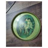 Clysmic King of Table Waters Lithographed Metal Serving Tray