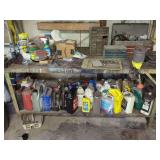 Workbench with Assorted Shop Equipment and Supplies