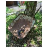 Metal Single-Wheel Garden Barrow