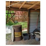 Assorted Garden and Industrial Items