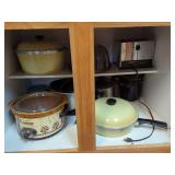Kitchen Appliances Including Rival Crock-Pot, Toastmaster Toaster, and Presto FryDaddy