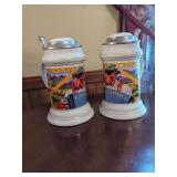 Pair of Camel Cigarettes Promotional Ceramic Steins