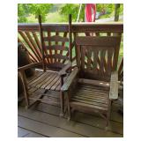Pair of Wooden Rocking Chairs
