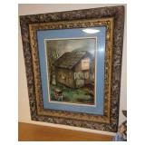 Will Hardin Signed Rural Landscape Painting, 1955