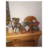 Assorted Decorative Home Accents and Timepieces