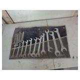 Pittsburgh 14-Piece Wrench Set with Storage Roll