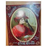 Coca-Cola Metal Advertising Sign