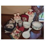 Assorted Kitchenware and Campbell