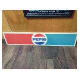 Pepsi-Cola Metal Sign, Rectangular