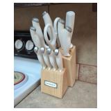 Cuisinart Kitchen Knife Set with Wooden Storage Block
