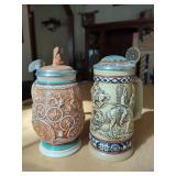 Pair of Avon Collectibles Ceramic Beer Steins