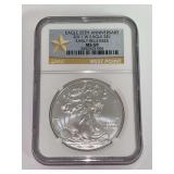 2011-W American Silver Eagle 25th Anniversary Early Releases MS 69 NGC